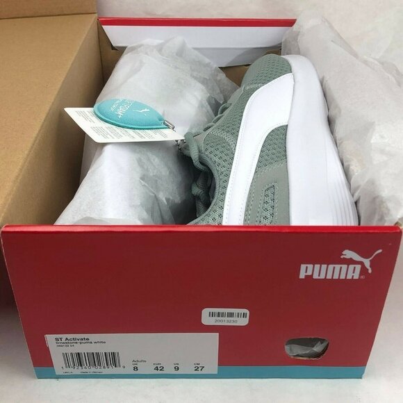 PUMA ST Activate Sneaker 369122-04 Limestone/White main image 9